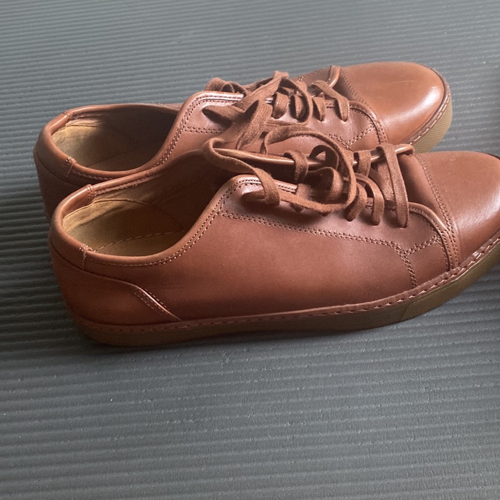 Coach sneakers in cognac leather - Picture 3 of 4